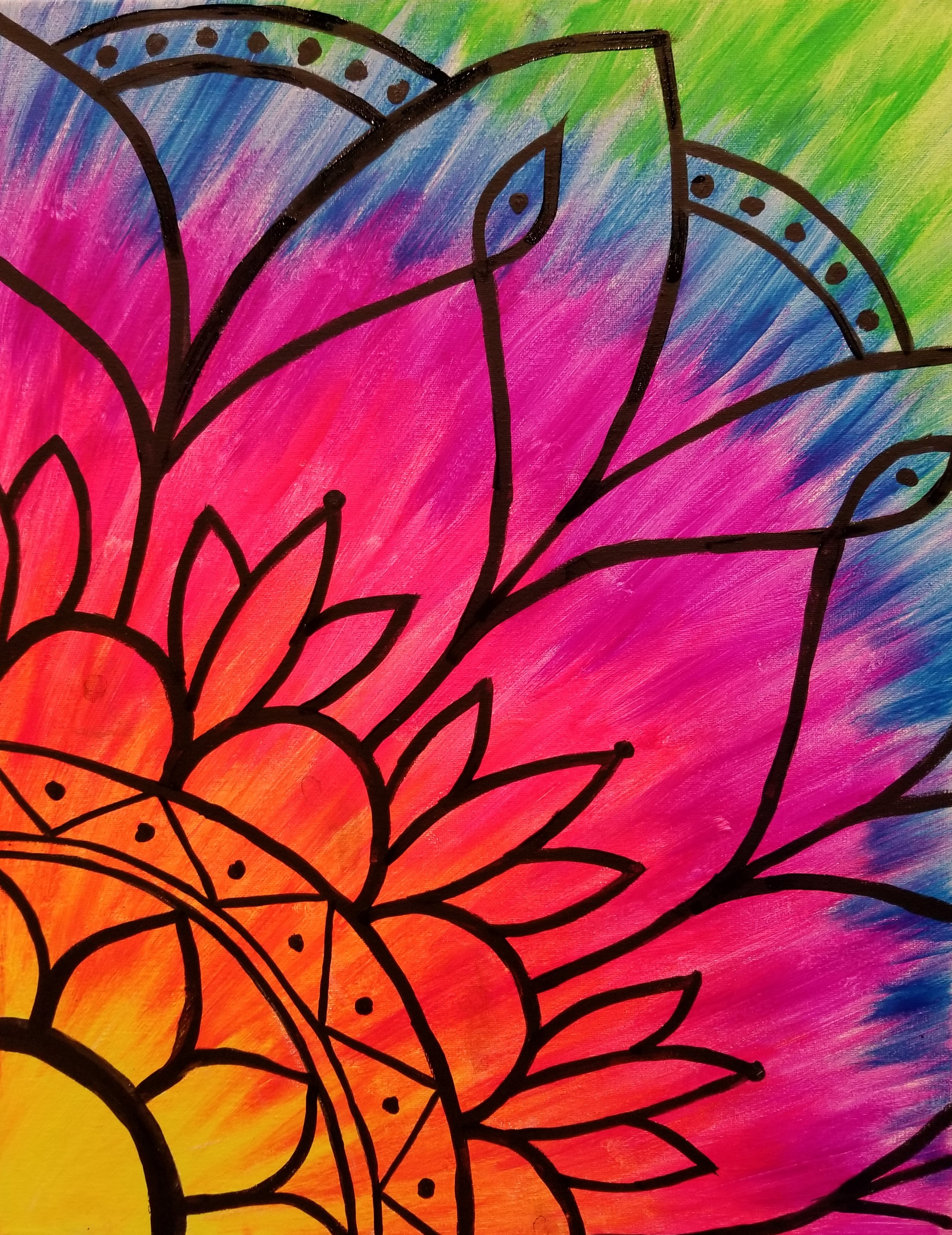 Fluorescent Mandala